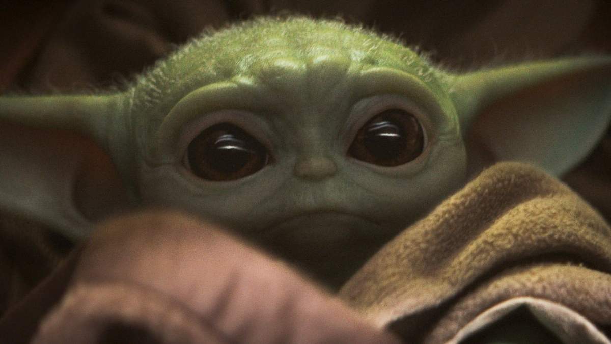 Baby Yoda, personaje de la serie The mandalorian. Fuente: (Twitter)