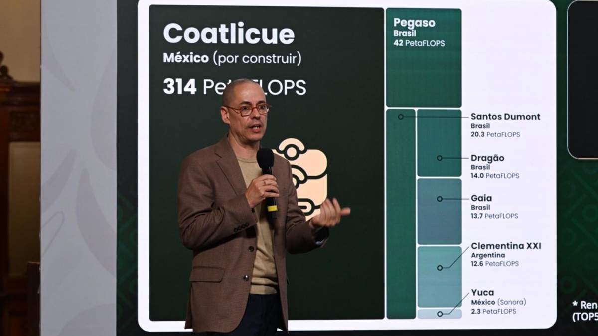 José Antonio Peña Merino, titular de la Agencia de Transformación Digital y Telecomunicaciones del gobierno federal anunció la creación de “Coatlicue”
