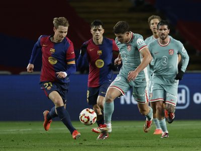 Puro gol: Barcelona y Atlético empatan 4-4 en trepidante ida de semifinales de la Copa del Rey