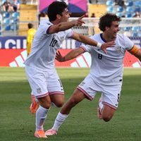 Benja Cremaschi anotó dos en la goleada de Estados Unidos a Italia
