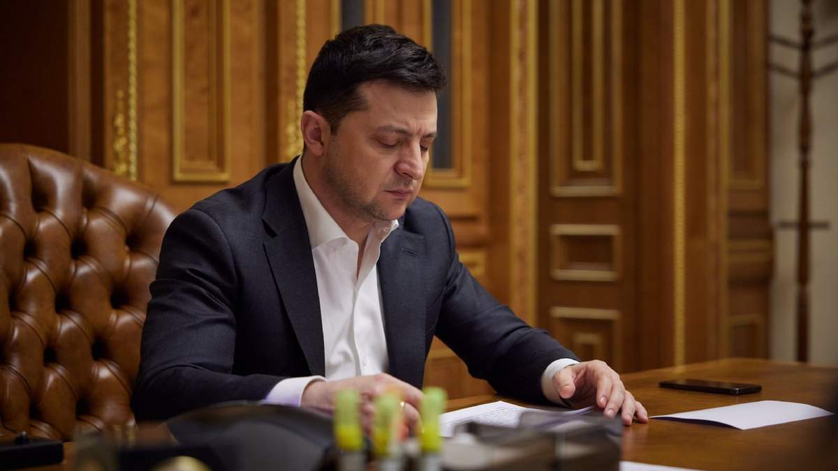 El presidente de Ucrania