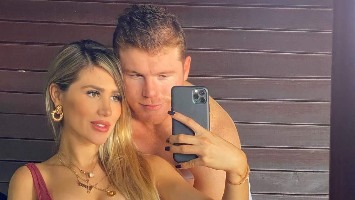 Fernanda Gómez y Canelo Álvarez. Fuente: (Instagram)