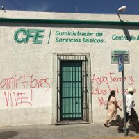 Toman instalaciones de la CFE en Oaxaca para exigir justicia por el asesinato de Samir Flores