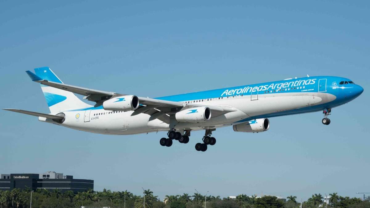 Aerolíneas Argentinas. Fuente: (Twitter)