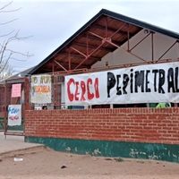 Tras el corte de ruta, finalmente "aparecieron" los equipos de calefacción en la Escuela 59