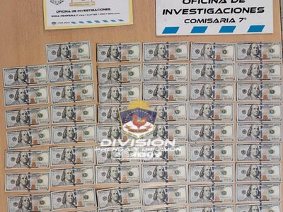 Allanamientos positivos: Dos demorados y una gran cantidad de dólares incautados