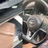 Descubren camioneta con compartimiento secreto para ocultar cocaína en la CDMX (Video)