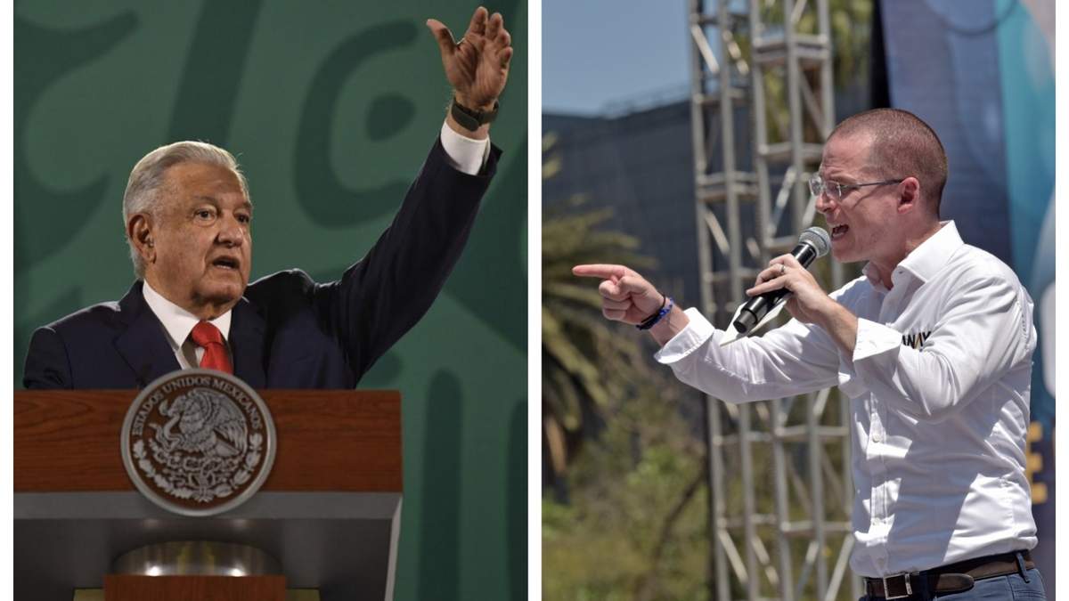 El presidente Andrés Manuel López Obrador y el panista Ricardo Anaya