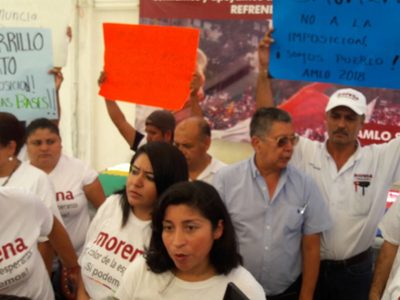 Borgistas llegan a Morena en Quintana Roo; desatan división y repudio en el partido