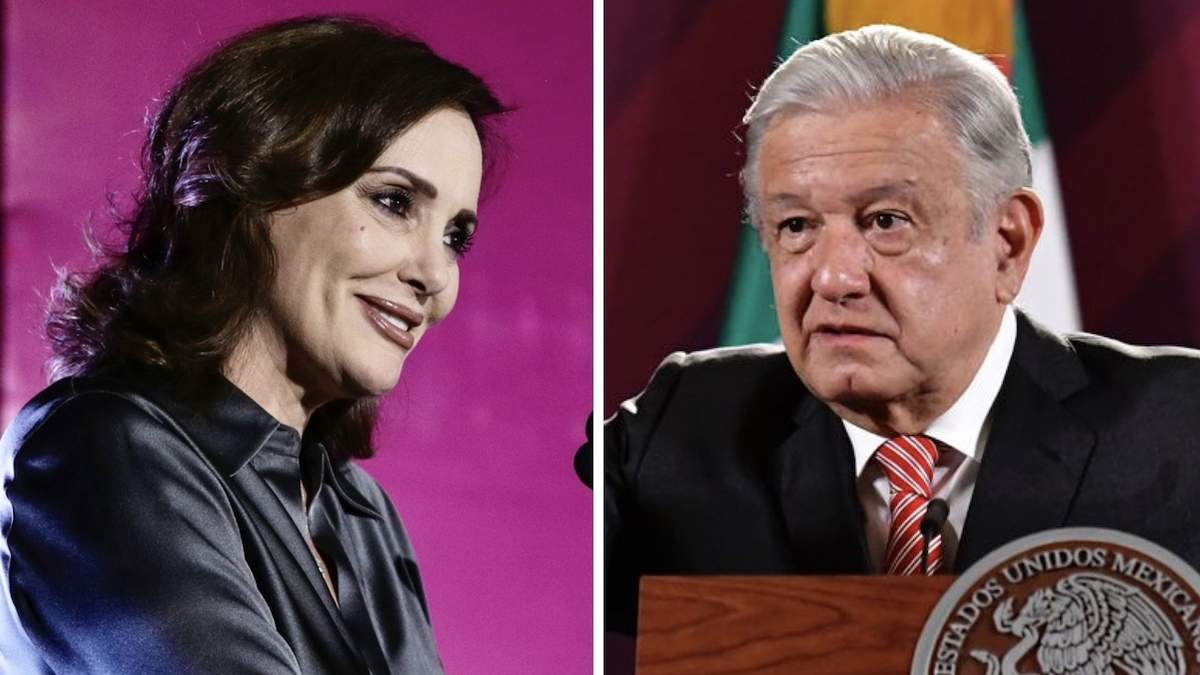 Lilly Téllez y López Obrador