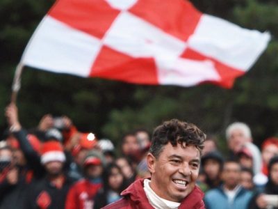 El golazo que clavó Gallardo en la práctica de River