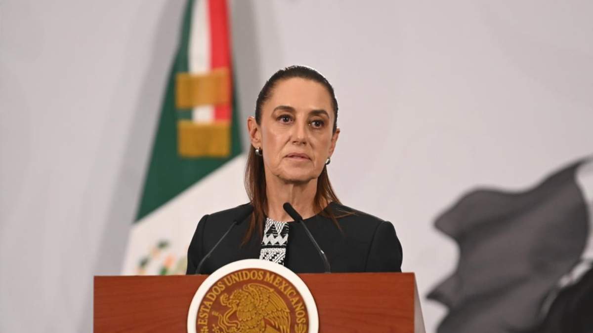 La presidenta Claudia Sheinbaum en la mañanera