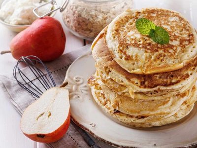 Panqueque integral de manzana, bajo en calorías: con solo 7 ingredientes prepará esta riquísima versión