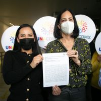 Lía Limón ratifica denuncia por agresión frente al Congreso de a CDMX