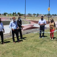 En un emotivo acto, inauguraron en Zapala el Skate Park