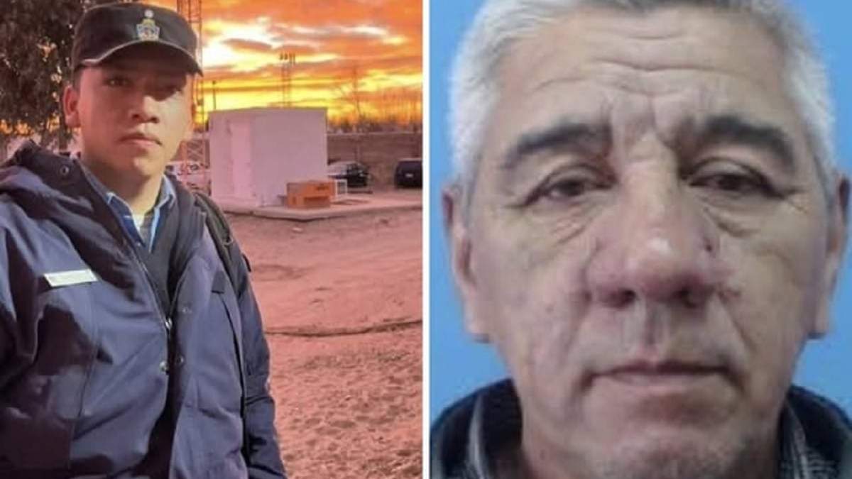 El joven oficial Zúñiga y el suboficial retirado Contreras, víctimas fatales del choque en Plaza Huincul. Fuente: (La Voz del Neuquén)