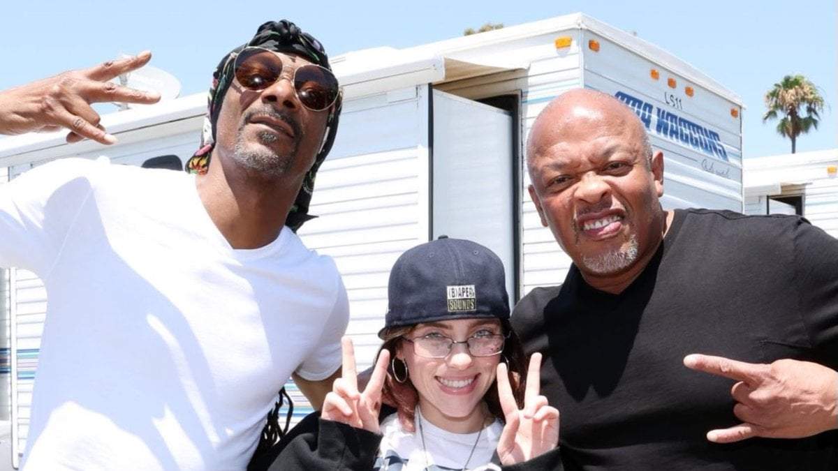 Snoop Dogg, Billie Eilish y Dr. Dre
