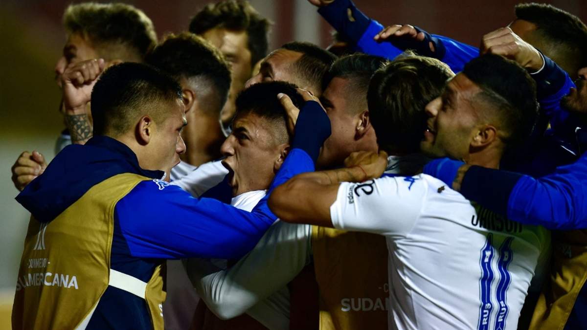 El festejo de Vélez. Fuente (Instagram)