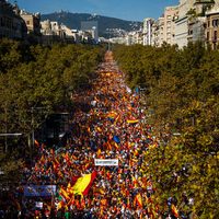 Marchan, ahora, los catalanes que se oponen a la separación de España
