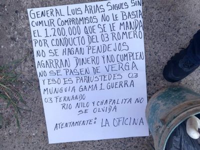 Amenazan al comisario de la policía de Guadalajara con cabeza de cerdo