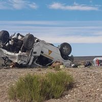 Un operario de Vialidad Provincial murió en un choque contra una Trafic con escolares