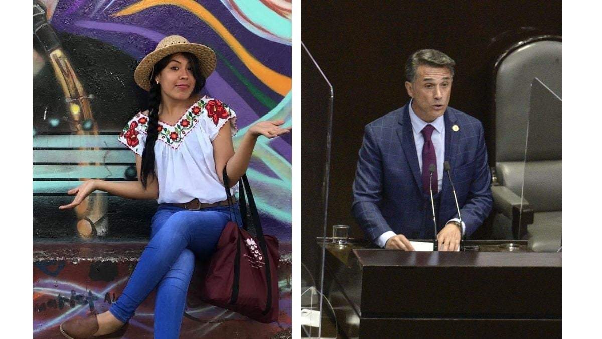 María Elena Ríos Ortiz  y el legislador Sergio Mayer