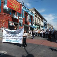 Marchan contra la continuidad del "morenovallismo" en Puebla