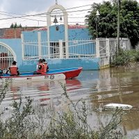 Abasolo, Guanajuato: Veinte días bajo el agua y no hay para cuándo volver
