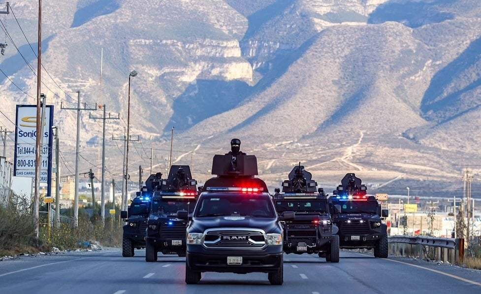 Operativo de la policía de Coahuila