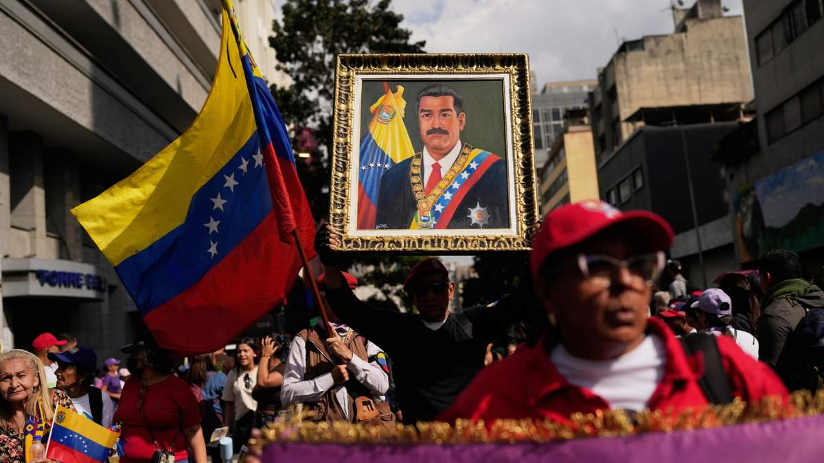 Una manifestación a favor del presidente venezolano Nicolás Maduro en Caracas el 6 de enero del 2026