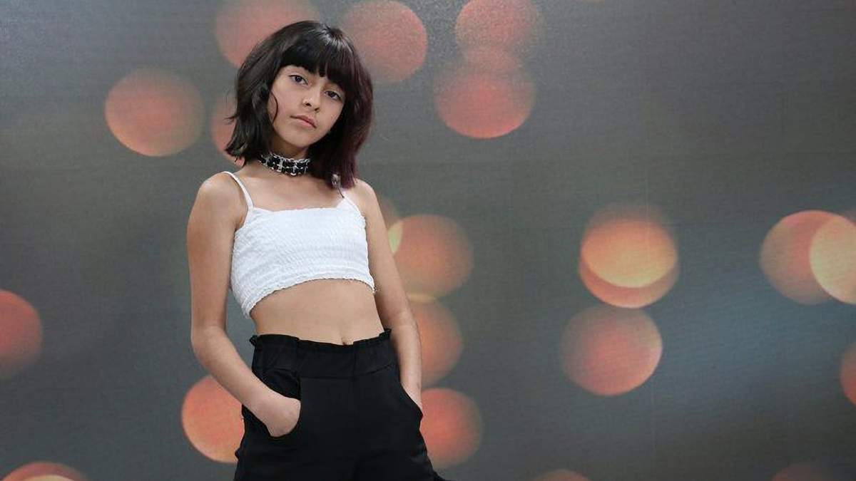 Lucila Lanchas, joven cantante. Fuente: (Twitter)