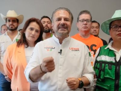 Lenin Pérez aseguró que no declinará a la candidatura de Coahuila aunque el PVEM se sumó a Morena