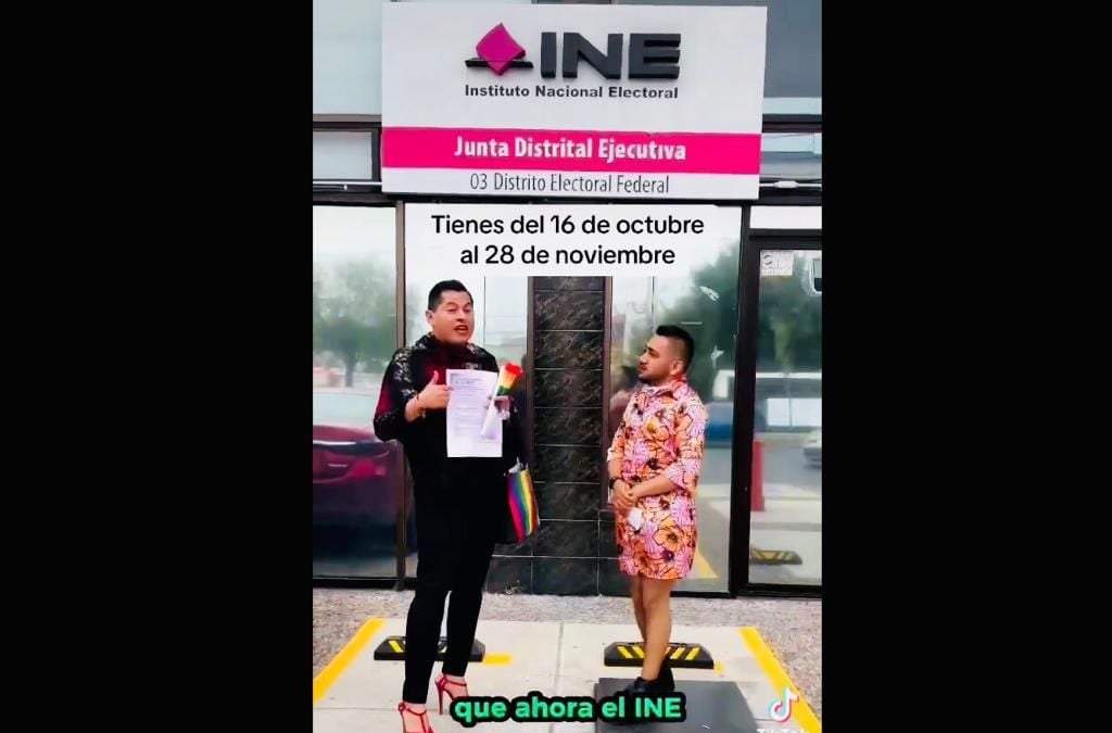 Ociel Baena, magistrade de Aguascalientes, promueve en un video las contrataciones en el INE