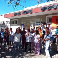 UPCN y Asspur se movilizan por las calles de Viedma por las paritarias en Río Negro