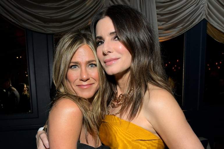 Jennifer Aniston y Sandra Bullock. Fuente: (Instagram)
