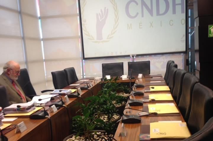 CNDH Foto Facebook  ESTENOGRAFIA