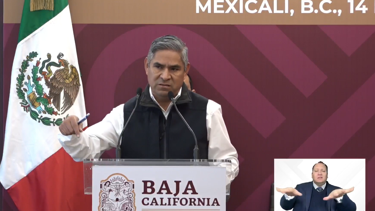 El general Laureano Carrillo, titular de la Secretaría de Seguridad Ciudadana de Baja California (SSCBC)