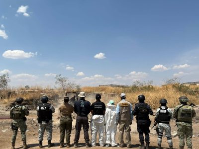 Buscan cadáveres en un tiro de mina abandonado en Zacatecas