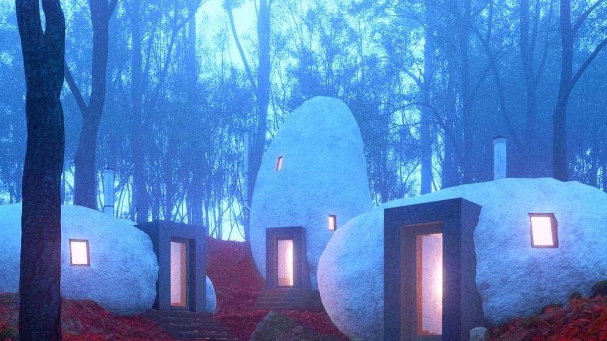 Hotel inspirado en la Edad de Piedra. Fuente: (Instagram)