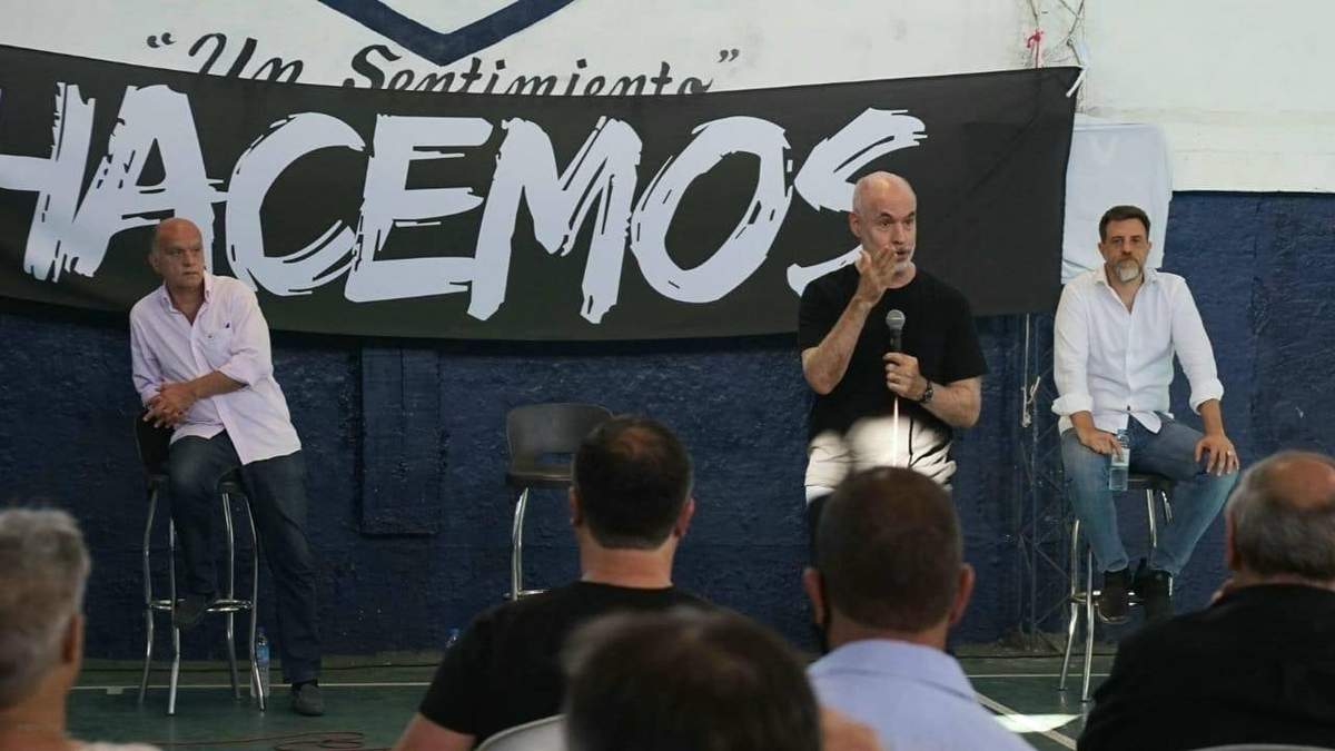 El jefe de Gobierno porteño, Horacio Rodríguez Larreta, en su segunda visita al conurbano. Fuente: (Twitter)
