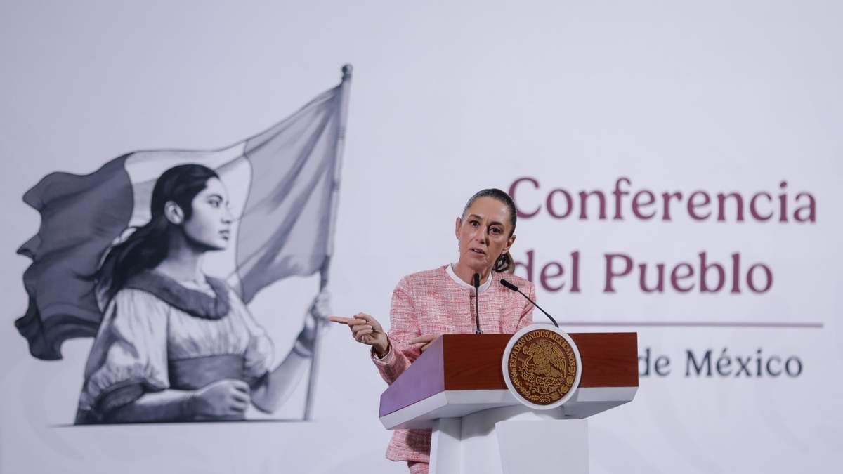 La presidenta Claudia Sheinbaum