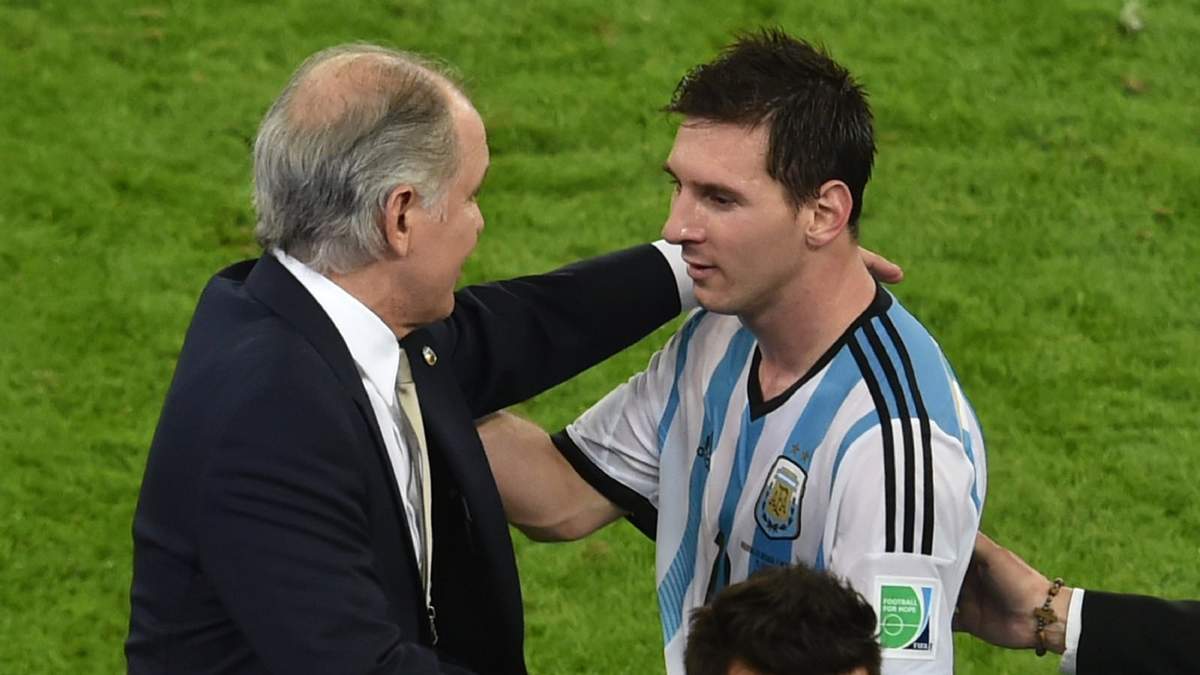 Alejandro Sabella y Lionel Messi. Fuente: (Instagram)