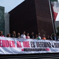 Prevén marchas en defensa del INE en 12 ciudades de México