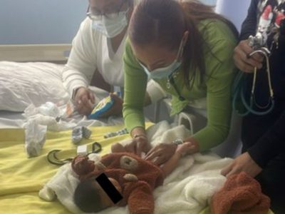 Encuentran en Chalco a recién nacido que coincide con características del bebé robado en Pachuca