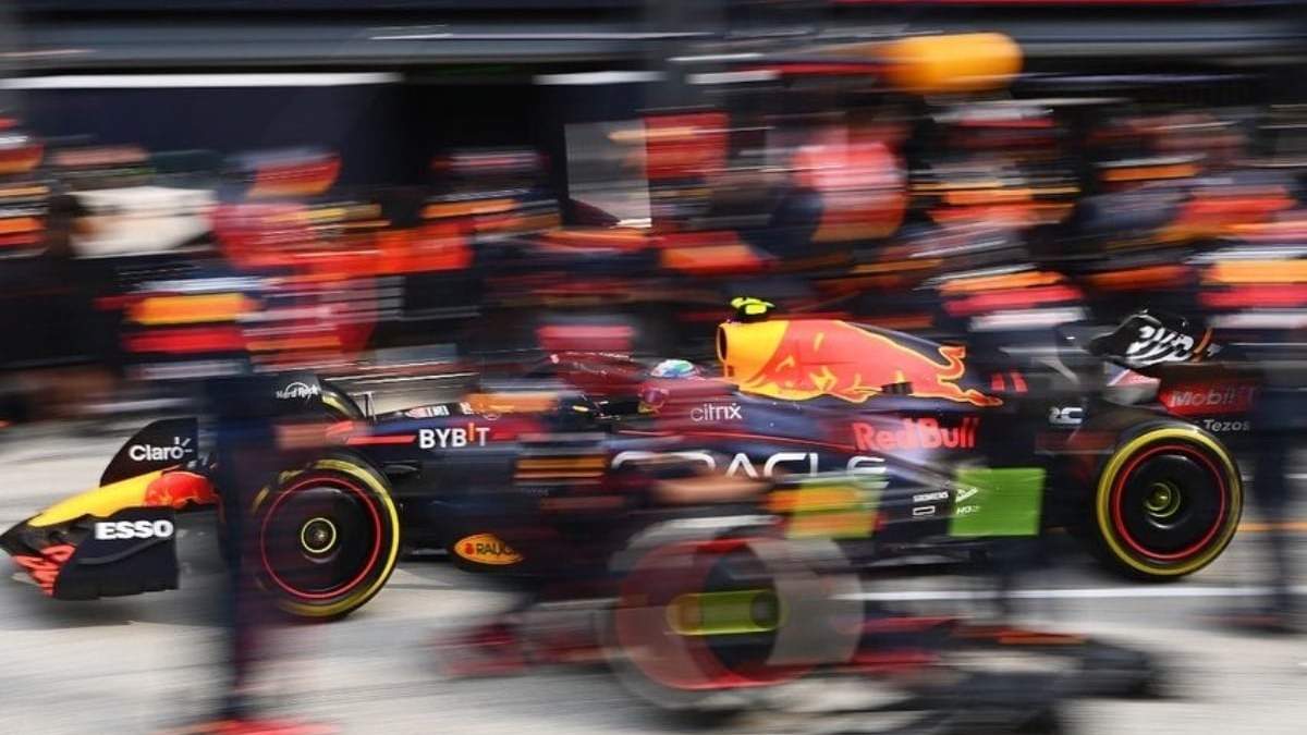 El auto de Checo Pérez