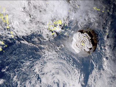 NASA: la erupción en Tonga fue cientos de veces más potente que la bomba de Hiroshima