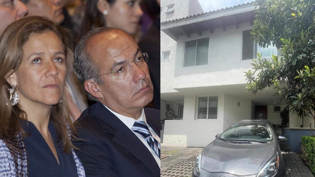 Felipe Calderón y su esposa, Margarita Zavala