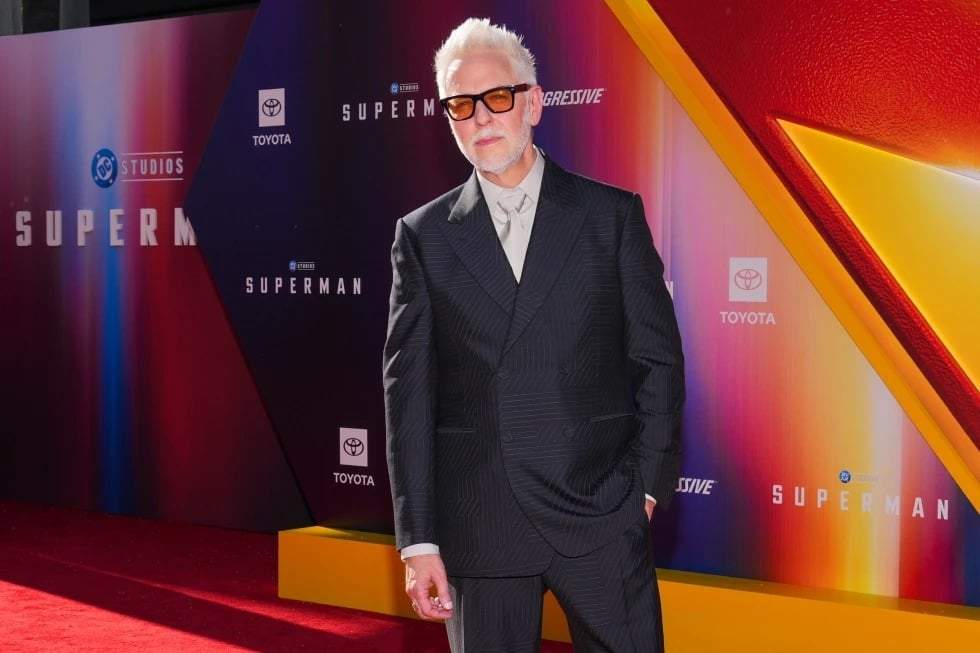 James Gunn llega al estreno de "Superman" el lunes 7 de julio de 2025 en el Teatro Chino TCL de Los Ángeles.