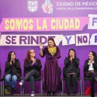 Brugada anunció alumbrado monumental en el Zócalo por el Día Internacional de la Mujer