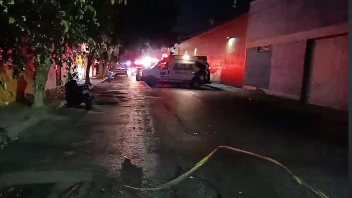 El lugar donde ocurrió el ataque en Celaya